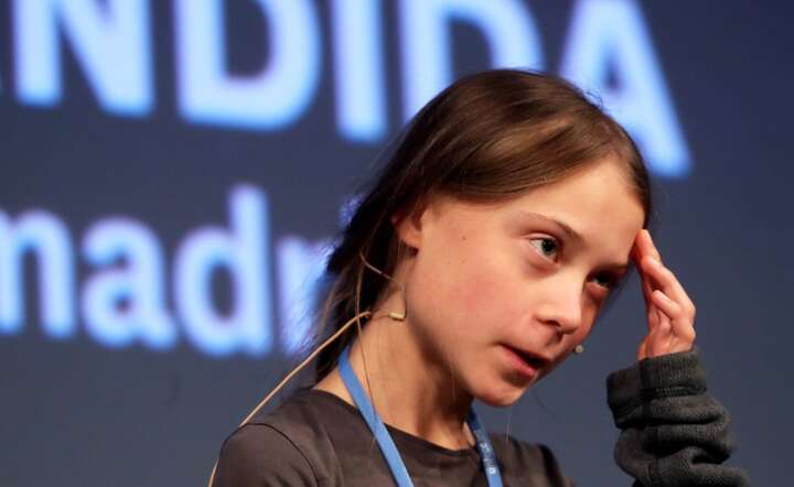 od Grety Thunberg dystansują się władze tegorocznego gospodarza konferencji COP25. / autor: PAP/EPA/KIKO HUESCA