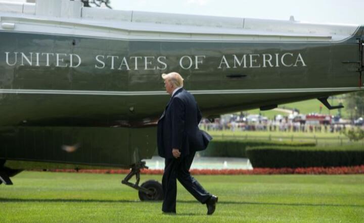 Prezydent Donald Trump / autor: PAP/EPA/MICHAEL REYNOLDS