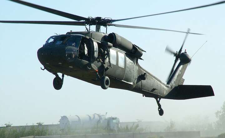 Jeden z oferowanych polskiej armii śmigłowców - Black Hawk produkowany w Mielcu przez amerykański koncern Sikorsky