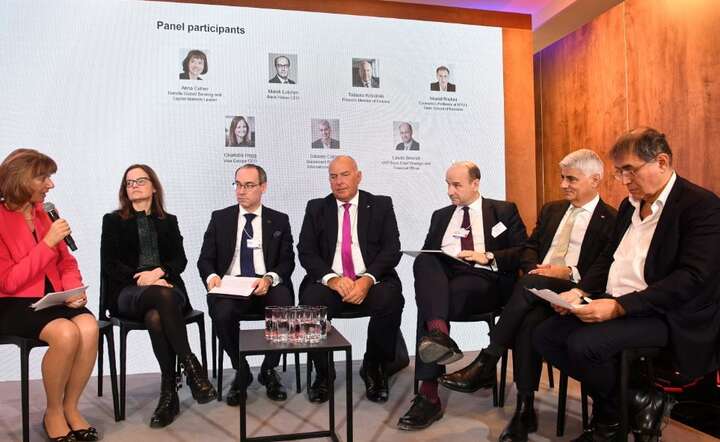 Debata podczas 50. Światowego Forum Gospodarczego w Davos / autor: PAP/Radek Pietruszka