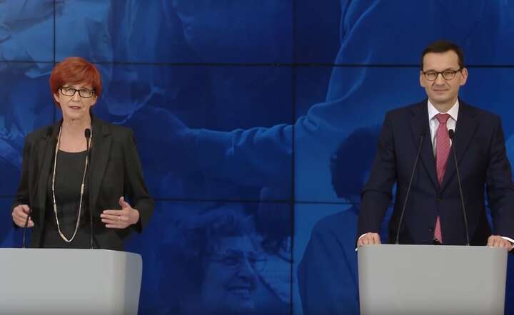 Elżbieta Rafalska i Mateusz Morawiecki / autor: wPolsce.pl