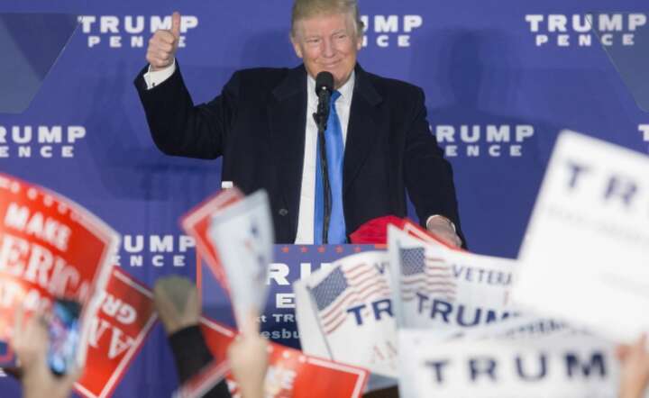 Prezydent-elekt USA Donald Trump, fot. PAP/EPA/MICHAEL REYNOLDS