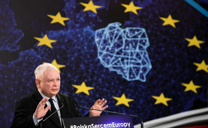 Prezes PiS Jarosław Kaczyński podczas konwencji regionalnej Prawa i Sprawiedliwości w Bydgoszczy / autor: PAP/Tytus Żmijewski
