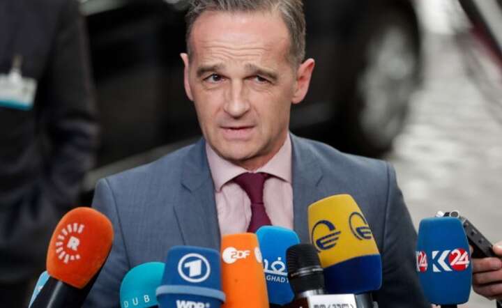 Minister spraw zagranicznych Niemiec Heiko Maas - rozmowy na temat Iranu na posiedzeniu Rady Ministrów Spraw Zagranicznych UE / autor: PAP/EPA/STEPHANIE LECOCQ