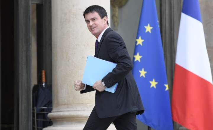 Premier Francji Manuel Valls, fot. PAP/EPA/CHRISTOPHE SAIDI