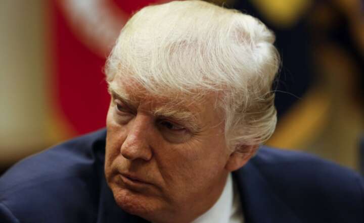 Prezydent Donald Trump na Kapitolu, fot. PAP/EPA/AUDE GUERRUCCI