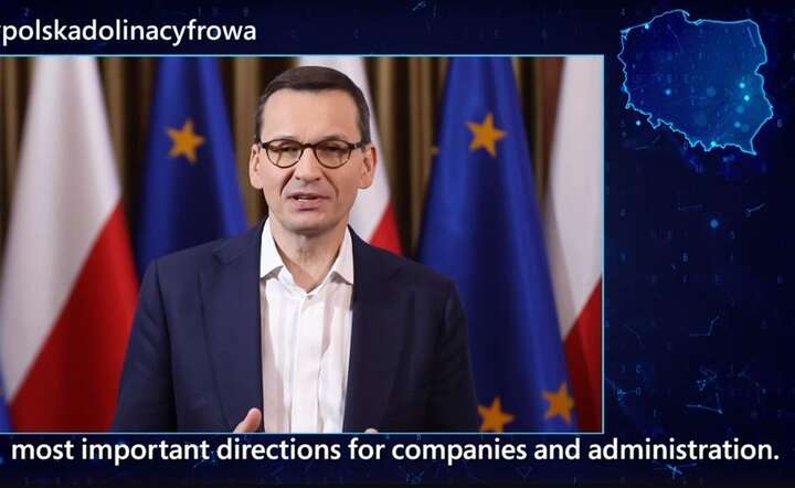 Premier Mateusz Morawiecki / autor: Fratria, Microsoft