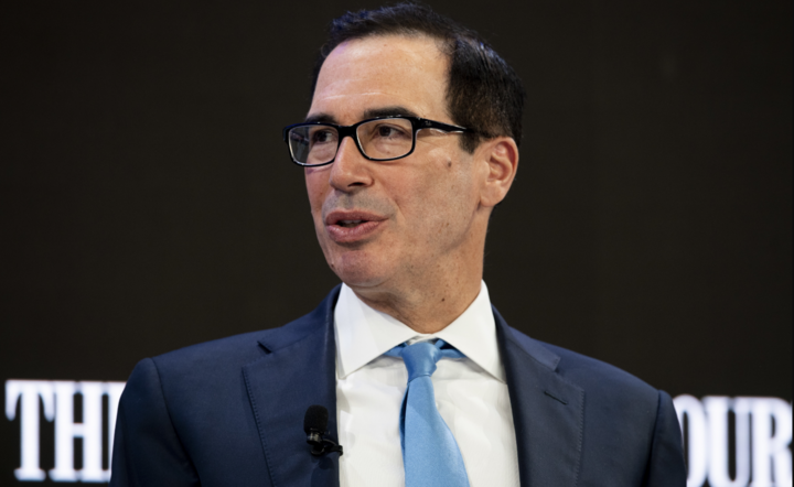 Steven Mnuchin / autor: PAP/EPA/GIAN EHRENZELLER