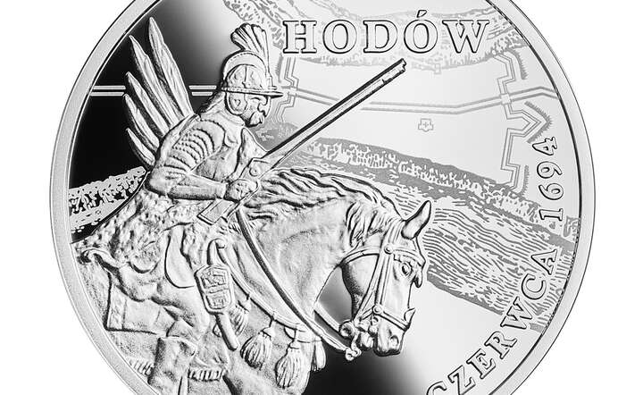 Rewers okolicznościowej monety NBP 'Hodów' z serii 'Polskie Termopile' / autor: fot. materiały prasowe NBP