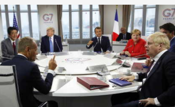 Szczyt G7 / autor: PAP/EPA/PHILIPPE WOJAZER / POOL