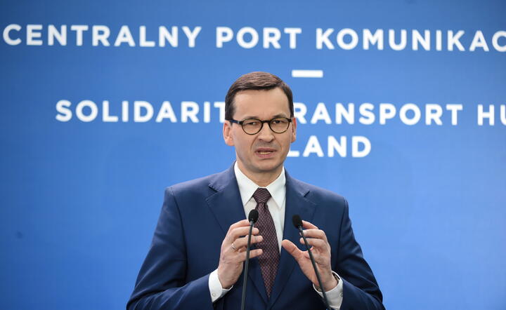 Premier Mateusz Morawiecki CPK / autor: PAP/Grzegorz Michałowski