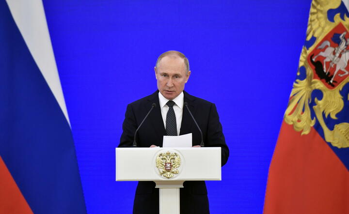 Władimir Putin / autor: PAP/EPA/ALEXEY NIKOLSKY/SPUTNIK/KREMLIN / POOL