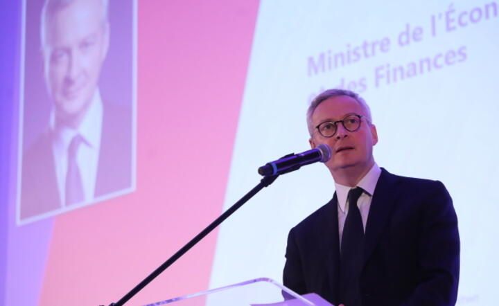 Bruno Le Maire, minister gospodarki i finansów Francji / autor: PAP