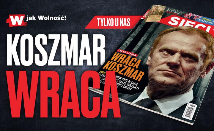 Okładka tygodnika 'Sieci' / autor: Fratria