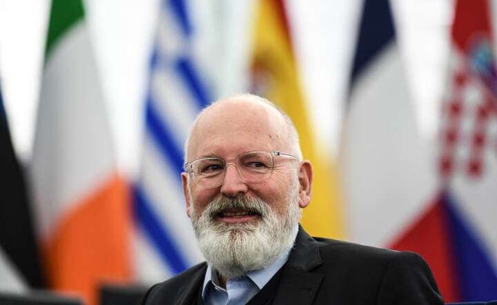 Według Timmermansa nowa KE musi zacząć od paktu klimatycznego / autor: PAP/EPA/PATRICK SEEGER