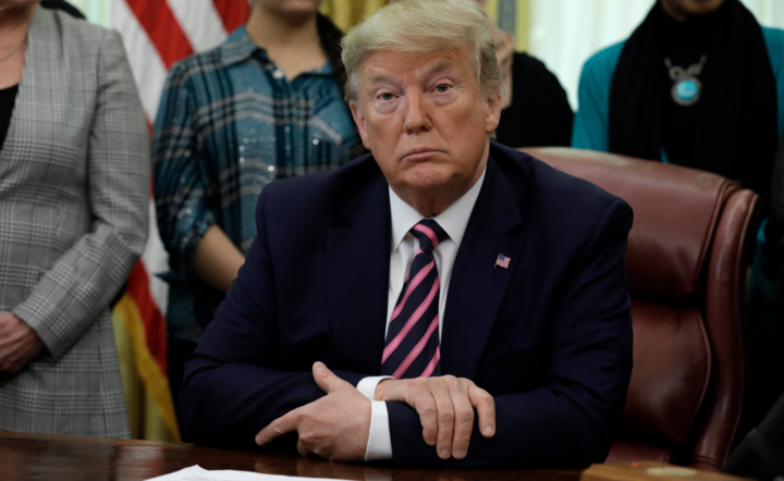 Donald Trump / autor: PAP/EPA/Yuri Gripas / POOL