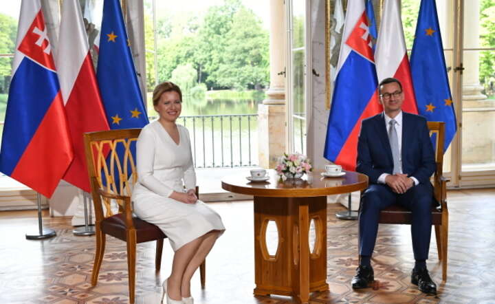 Zuzana Czaputova, Mateusz Morawiecki / autor: PAP