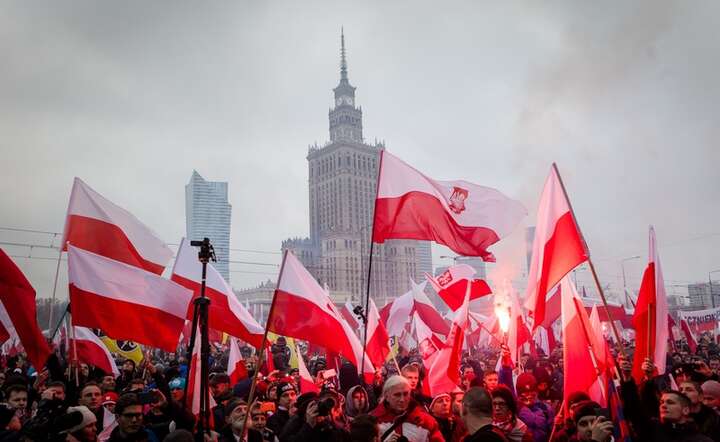 Marsz Niepodległości w 2016 r. / autor: fot. Fratria / JS