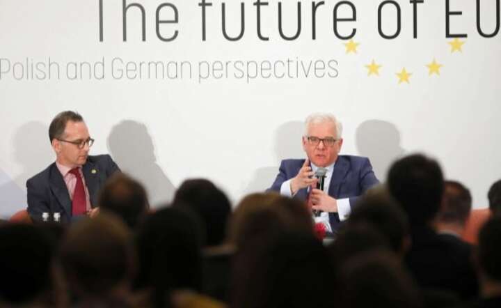 Heiko Maas i Jacek Czaputowicz / autor: PAP/Leszek Szymański