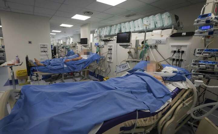 Szpital w Brescii / autor: PAP/EPA/ANDREA FASANI