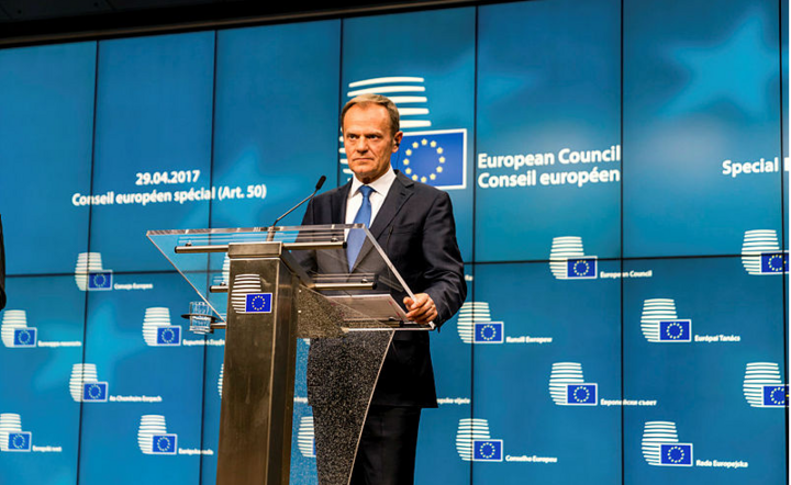 Donald Tusk / autor: Michał Karnowski, fratria