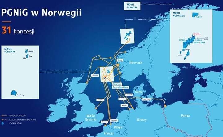 PGNiG posiada już 31 koncesji w Norwegii / autor: PGNiG