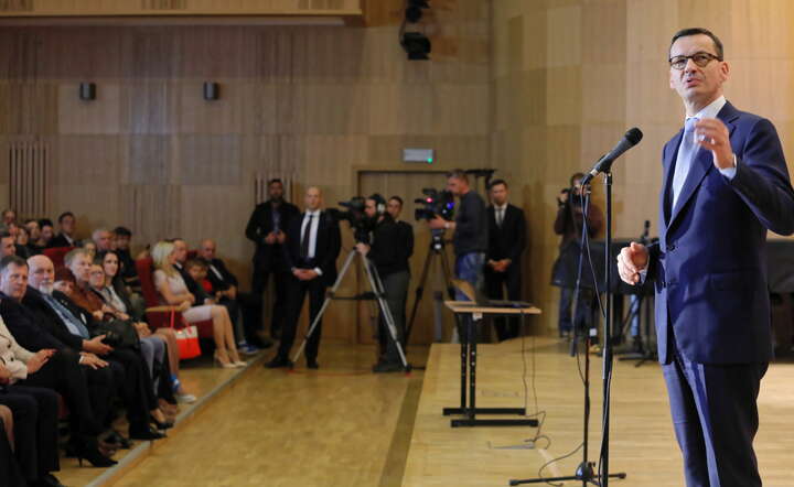 Premier Mateusz Morawiecki/Suwałki / autor: PAP/Artur Reszko
