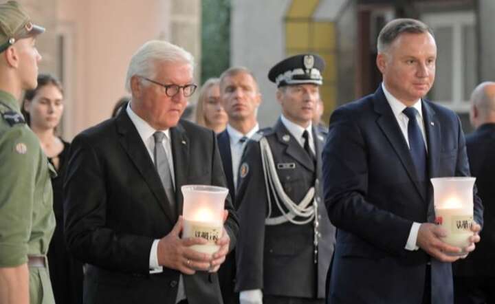 Frank-Walter Steinmeier i Andrzej Duda / autor: PAP/Grzegorz Michałowski