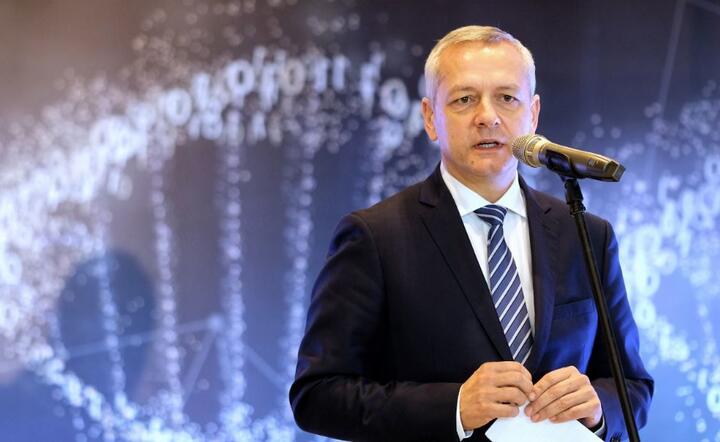 Marek Zagórski podczas CYBERSEC 2019 / autor: PAP/Andrzej Grygiel