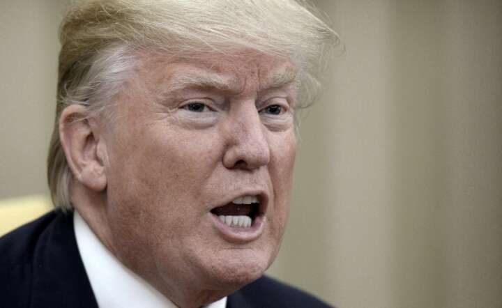 Prezydent Donald Trump, fot. PAP/EPA/OLIVIER DOULIERY