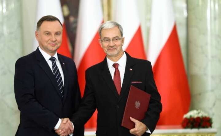 Andrzej Duda i Jerzy Kwieciński / autor: PAP/Rafał Guz