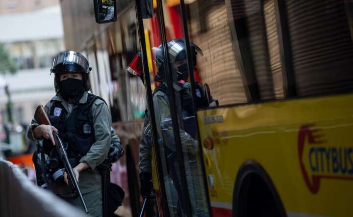 Protesty w Hongkongu / autor: PAP/EPA/JEROME FAVRE