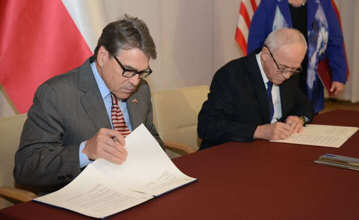 Rick Perry i Krzysztof Tchórzewski / autor: Ministerstwo Energii