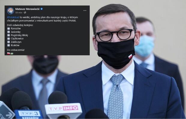 Premier Mateusz Morawiecki / autor: PAP/Mateusz Marek; Screen Facebook Mateusz Morawiecki