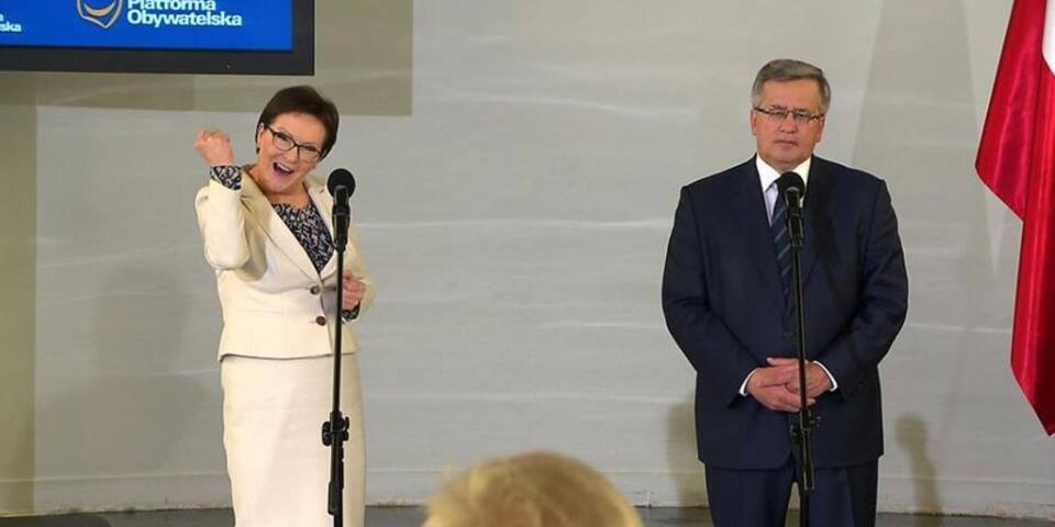 Ewa Kopacz jeszcze nie wie, jak skończy się kampania w stylu prezydenta Komorowskiego. Fot. wPolityce.pl/tvn24