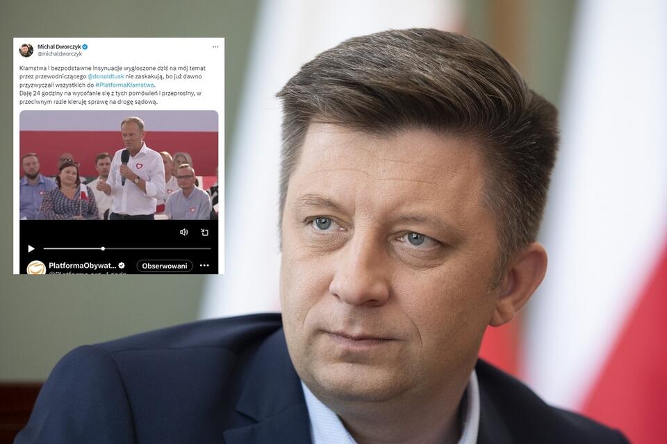 Minister Michał Dworczyk / autor: Fratria/Twitter
