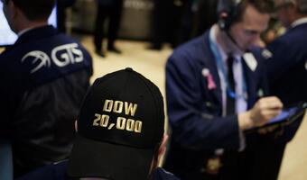 Wall Street : Stało się! indeks Dow Jones przebił na zamknięciu barierę 20 tys. punktów i pobił rekord wszech czasów