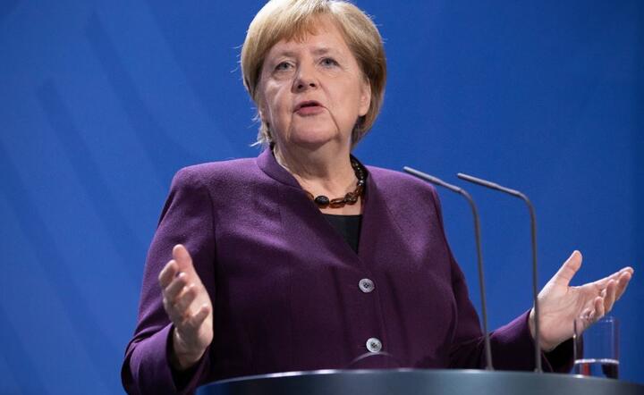 Merkel podkreśliła, że istnienie NATO leży w interesie Niemiec / autor: PAP/EPA/OMER MESSINGER