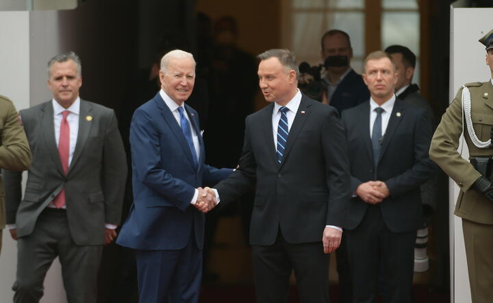 Joe Biden i Andrzej Duda / autor: PAP