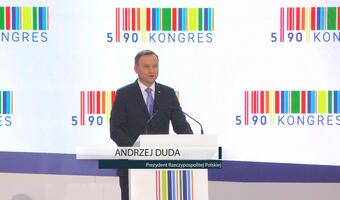 Kongres 590 (WIDEO): Prezydent Andrzej Duda – budowa sprawnej i konkurencyjnej gospodarki jest jednym z najważniejszych zadań prezydenta i rządu