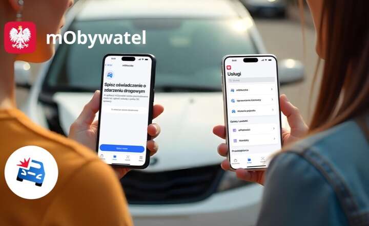 mStłuczka umożliwia wypełnienie oświadczenia, załączenie zdjęć szkód i wysłanie zgłoszenia do zakładu ubezpieczeń z aplikacji w smartfonie / autor: materiały prasowe PZU