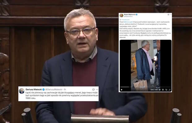 Poseł KO Artur Łącki / autor: Sejm, screen