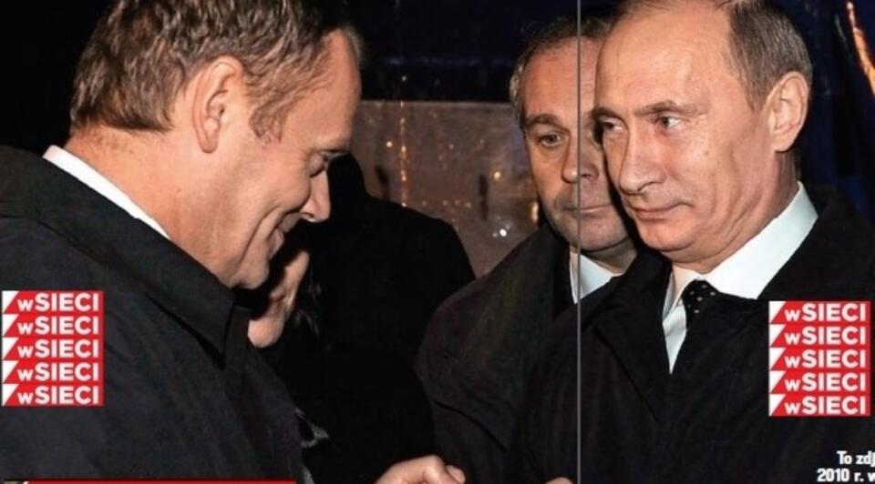 D. Tusk wybrał W. Putina, Fot. wSieci