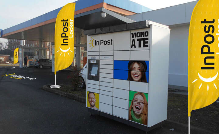 Paczkomat InPost. Nz. urządzenie na rynku włoskim / autor: materiały prasowe InPost