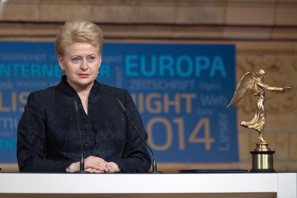 Dalia Grybauskaite, fot. PAP/EPA