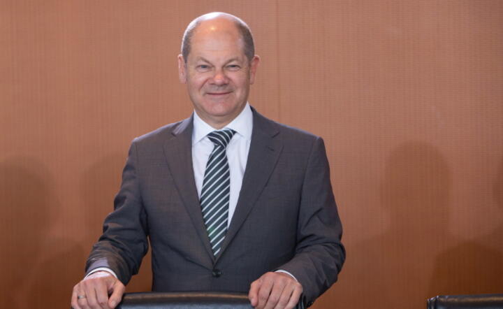 Minister finansów Niemiec Olaf Scholz / autor: fot. PAP/EPA/Omer Messinger