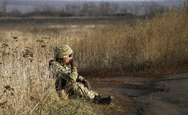 Żołnierz w Donbasie / autor: PAP/EPA/SERGEY VAGANOV