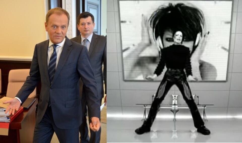 Fot. PAP/Pietruszka - Kadr z klipu Michaela Jacksona "Scream"