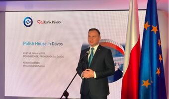 Prezydent otworzył Dom Polski Pekao i PZU w Davos