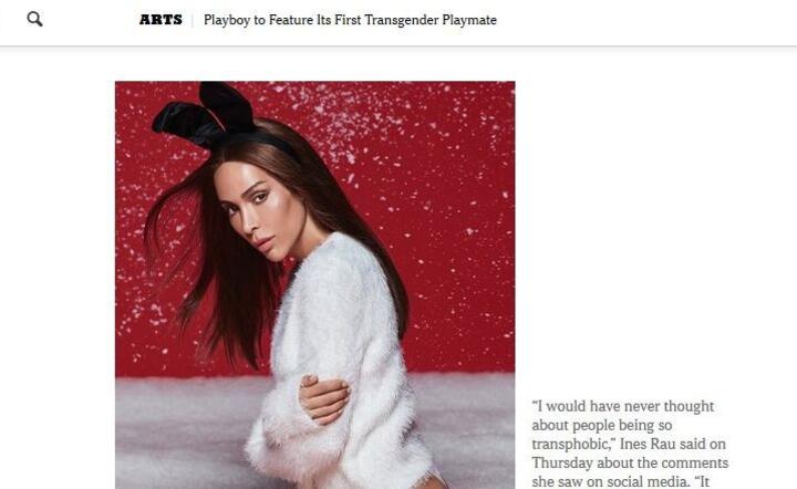 Transgenderowa modelka zaszkodzi "Playboyowi"?